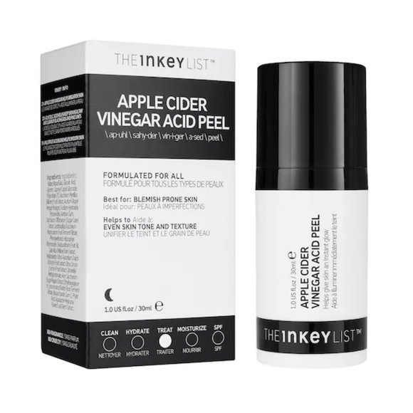 The INKEY List Apple Cider Vinegar Acid Peel 30ml New - Picture 1 of 5